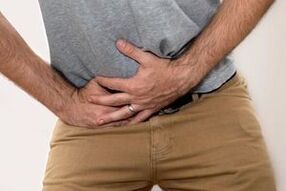 dor no abdome inferior con prostatite